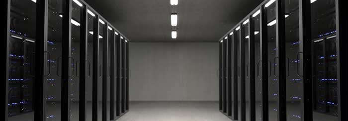 View of a server room