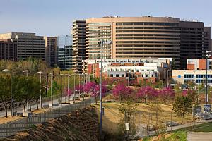 Aerial view of Crystal City, Virginia 