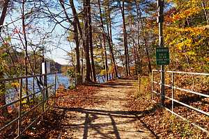 Nature trail in Springfield, Virginia 