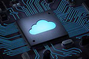 Cloud computing and network Remote data backup security concept