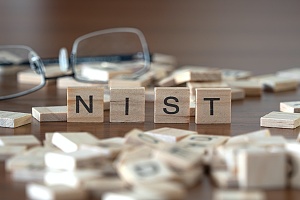 NIST spelled out in wooden blocks for cmmc compliance