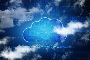 Cloud computing concept. Cloud computing can also reduce the cost of maintaining and managing IT systems