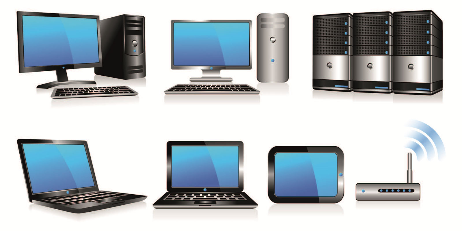 different kinds of devices that can be found in an office