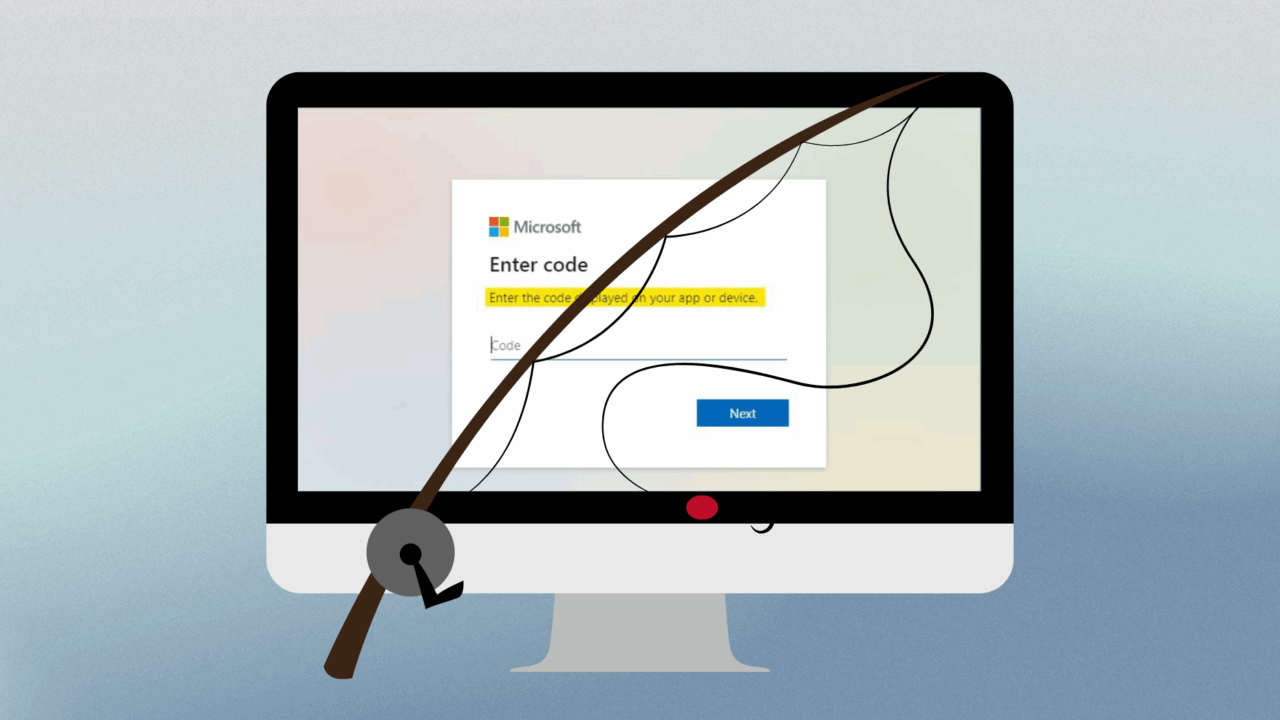 device code phishing concept