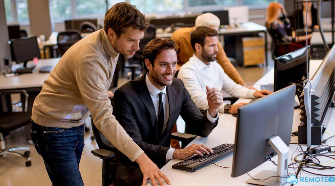 IT manager reviewing Fortinet dashboard analytics